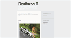 Desktop Screenshot of deathraysanddragonflies.tumblr.com