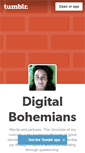 Mobile Screenshot of digitalbohemians.tumblr.com