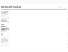 Tablet Screenshot of digitalbohemians.tumblr.com