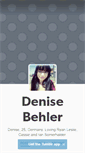 Mobile Screenshot of denisebehler.tumblr.com