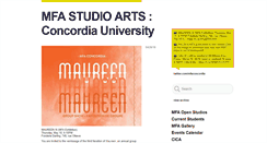 Desktop Screenshot of mfaconcordia.tumblr.com