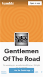 Mobile Screenshot of gentlemenoftheroad.tumblr.com