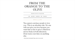 Desktop Screenshot of orangesandolives.tumblr.com