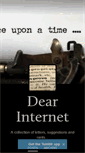 Mobile Screenshot of dearinternet.tumblr.com