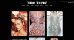 Desktop Screenshot of chiffonandribbons.tumblr.com