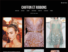 Tablet Screenshot of chiffonandribbons.tumblr.com