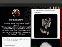 Tablet Screenshot of hardyboyzfans.tumblr.com