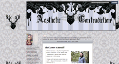 Desktop Screenshot of aestheticcontradiction.tumblr.com