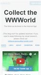 Mobile Screenshot of collectheworld.tumblr.com