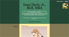 Desktop Screenshot of isaacdavisjr.tumblr.com