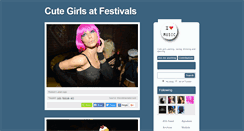 Desktop Screenshot of cutefestivalgirl.tumblr.com