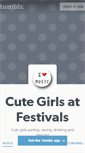 Mobile Screenshot of cutefestivalgirl.tumblr.com