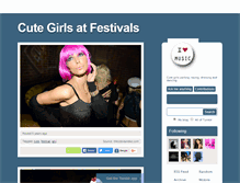 Tablet Screenshot of cutefestivalgirl.tumblr.com