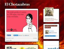 Tablet Screenshot of elchotacabras.tumblr.com