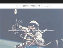 Tablet Screenshot of commandmodulepilot.tumblr.com