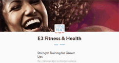 Desktop Screenshot of e3fitness.tumblr.com