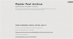 Desktop Screenshot of masterpost.tumblr.com