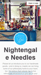 Mobile Screenshot of nightengaleneedles.tumblr.com