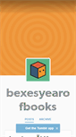 Mobile Screenshot of bexesyearofbooks.tumblr.com