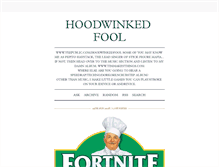 Tablet Screenshot of hoodwinkedfool.tumblr.com