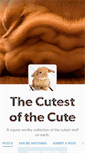 Mobile Screenshot of cutestofthecute.tumblr.com