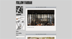 Desktop Screenshot of followfarrah.tumblr.com