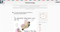 Desktop Screenshot of hetastrology.tumblr.com