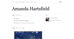 Desktop Screenshot of amandahartsfield.tumblr.com