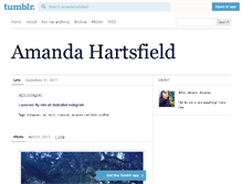 Tablet Screenshot of amandahartsfield.tumblr.com