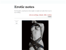 Tablet Screenshot of eroticnotebook.tumblr.com