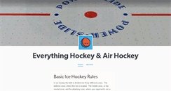 Desktop Screenshot of icehockeysticks.tumblr.com