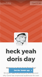 Mobile Screenshot of heckyeahdorisday.tumblr.com