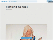 Tablet Screenshot of pdxcomics.tumblr.com