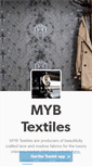 Mobile Screenshot of mybtextiles.tumblr.com