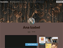 Tablet Screenshot of anaizabel.tumblr.com