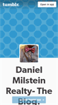 Mobile Screenshot of danielmilsteinrealty.tumblr.com