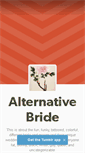 Mobile Screenshot of alternativebride.tumblr.com