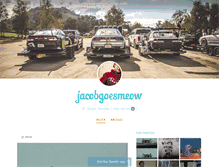 Tablet Screenshot of jacobgoesmeow.tumblr.com
