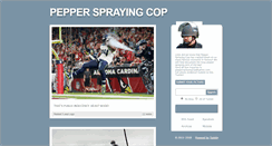 Desktop Screenshot of peppersprayingcop.tumblr.com