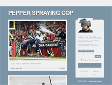 Tablet Screenshot of peppersprayingcop.tumblr.com