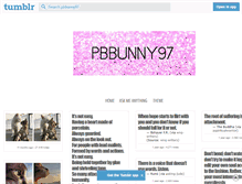 Tablet Screenshot of pbbunny97.tumblr.com