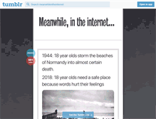 Tablet Screenshot of meanwhileintheinternet.tumblr.com