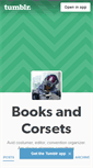 Mobile Screenshot of booksandcorsets.tumblr.com