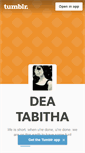 Mobile Screenshot of deatabitha.tumblr.com