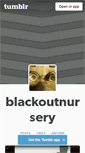 Mobile Screenshot of blackoutnursery.tumblr.com
