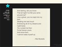 Tablet Screenshot of maimostafa91.tumblr.com