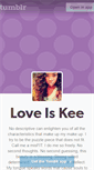 Mobile Screenshot of loveiskee.tumblr.com