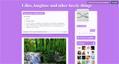 Desktop Screenshot of lilieslaughsandlovelythings.tumblr.com