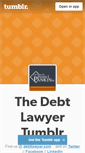 Mobile Screenshot of debtlawyer.tumblr.com