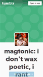 Mobile Screenshot of magtonic.tumblr.com